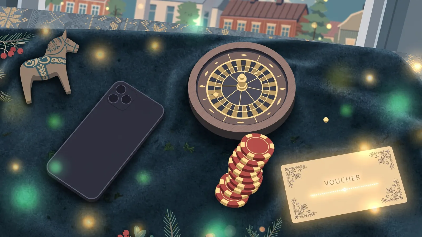 Casinokampanjer i Sverige 2026 med marker och roulette